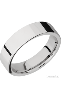6 mm wide Flat Cobalt Chrome band.