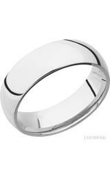 7 mm wide Domed Cobalt Chrome band.