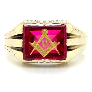 Estate Square & Compass Ring