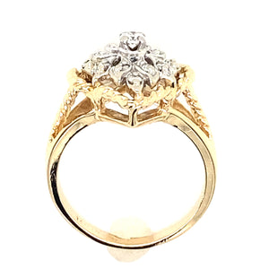 Estate Diamond Rope Ring