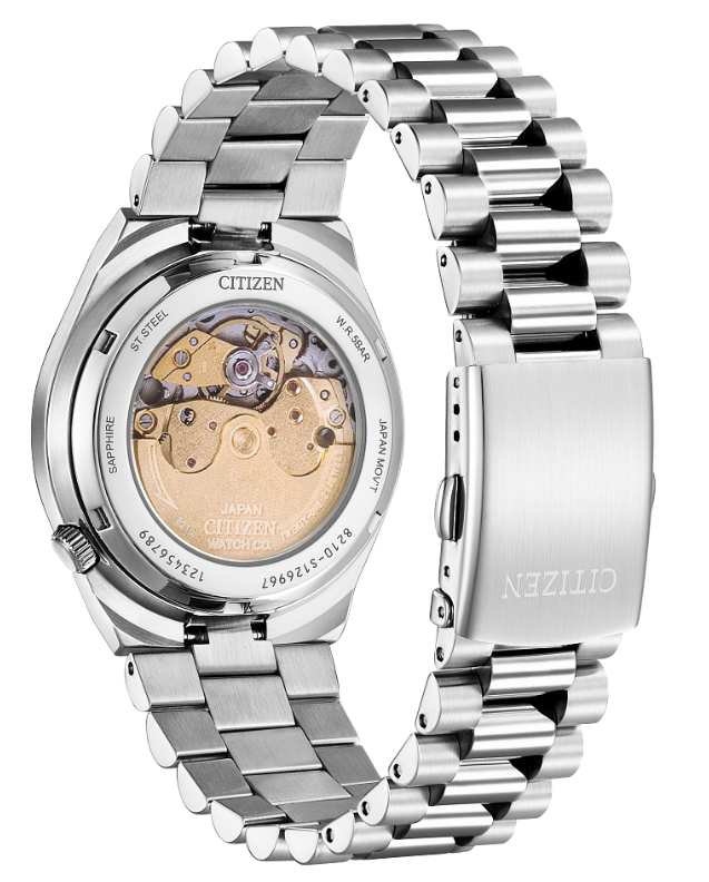 Men's Tsuyosa Automatic with Sunray Orange Dial Watch by Citizen