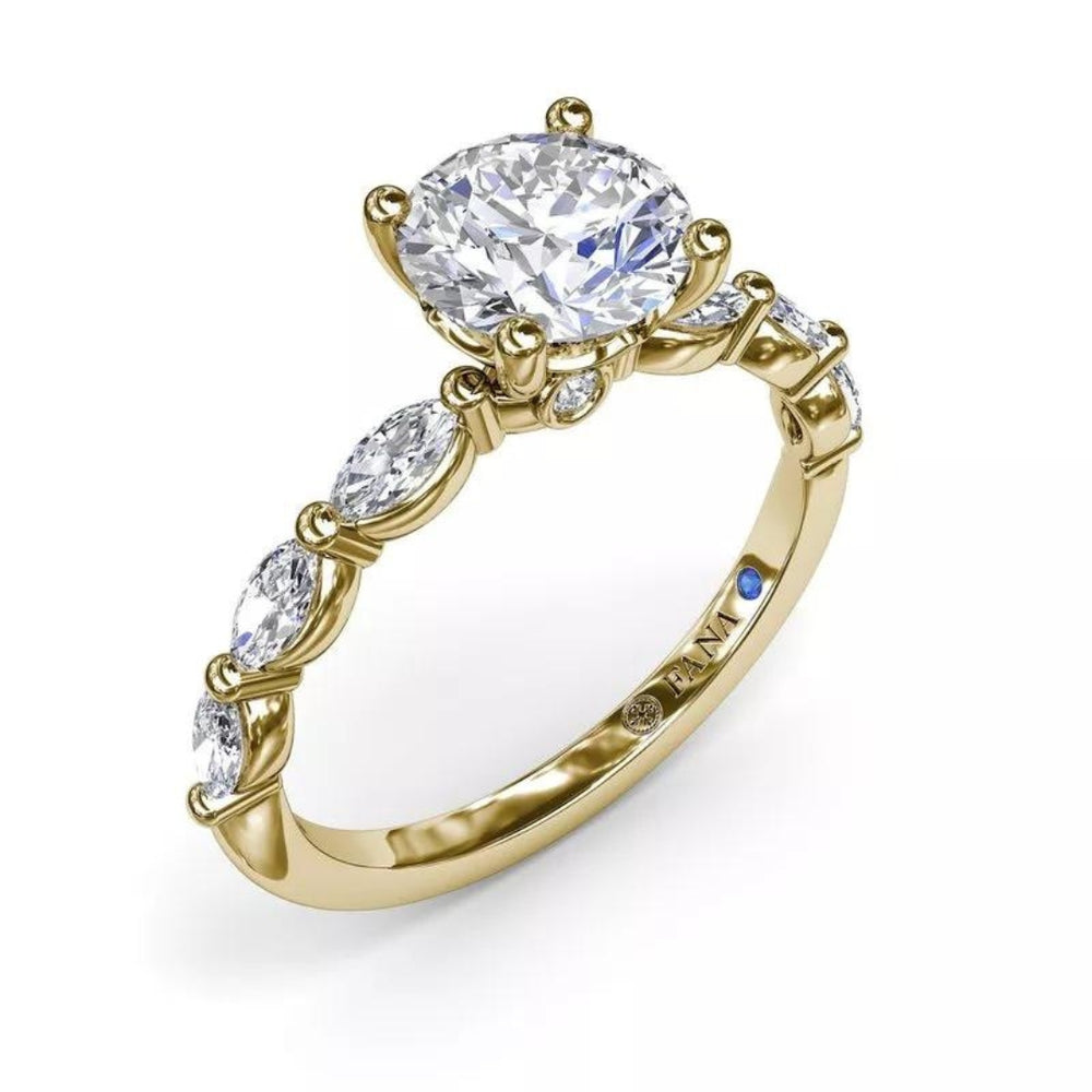 Enchanted Diamond Semi-Mount Engagement Ring
