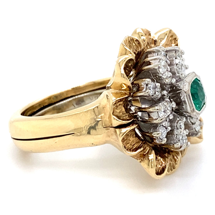 Estate Emerald Cocktail Ring