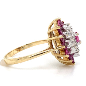 Estate Ruby & Diamond Ring