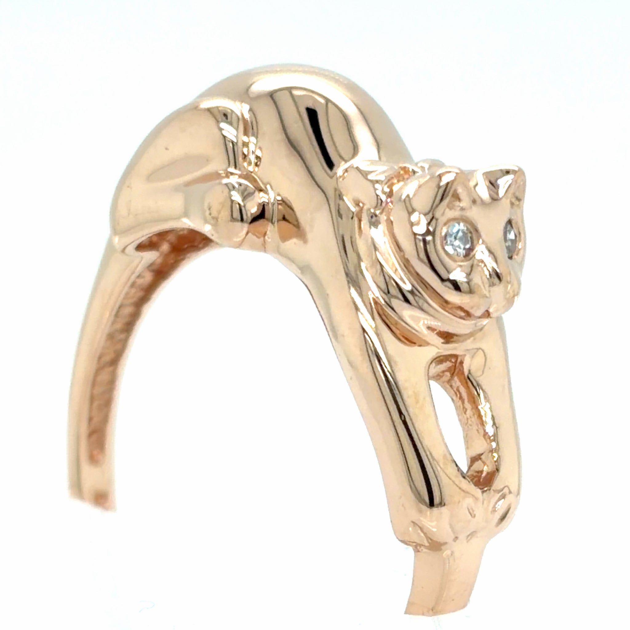 Estate Cat Wrap Ring