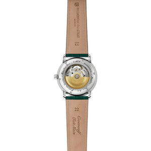 Heart Beat Moonphase Date in Green by Frederique Constant