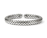 Dot Silver Flex Cuff Sz M by John Hardy