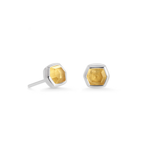 Davie Sterling Silver Stud Earrings, Citrine by Kendra Scott