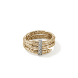 Spear 14K Gold Diamond Pave Double Wrap Ring by John Hardy