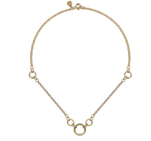 Gold Chain Link Necklace