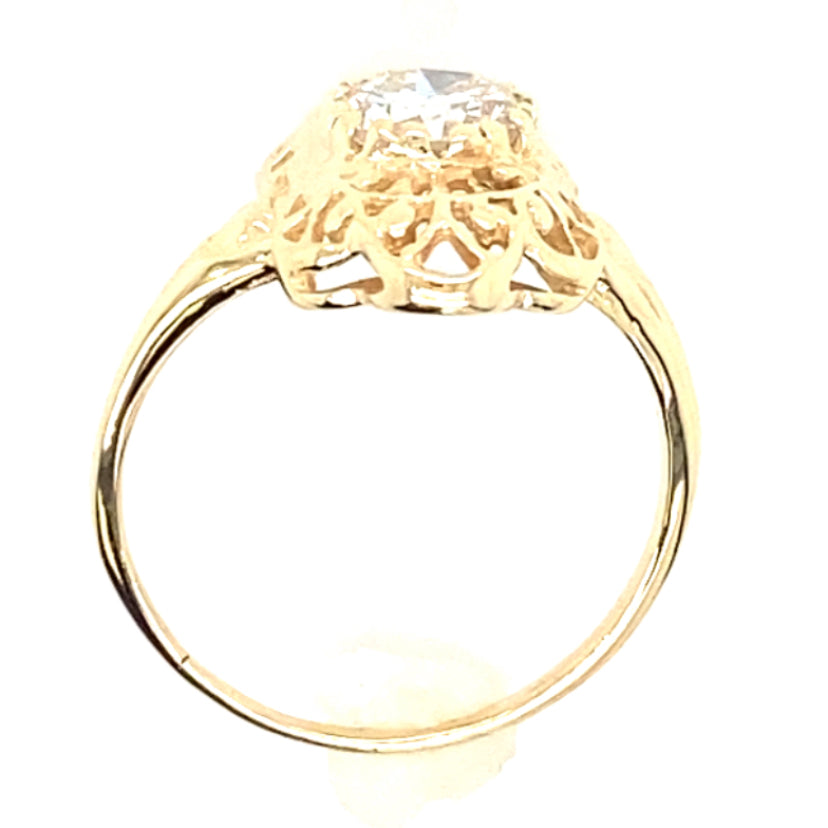 Estate 1ct Filigree Ring