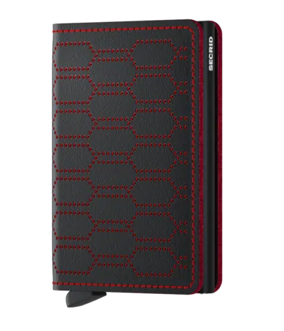Fuel Black Red Slimwallet by Secrid