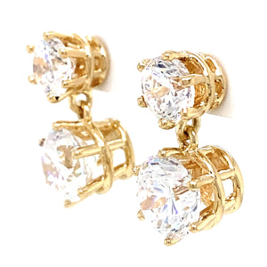 Estate 5.60cttw CZ Earrings