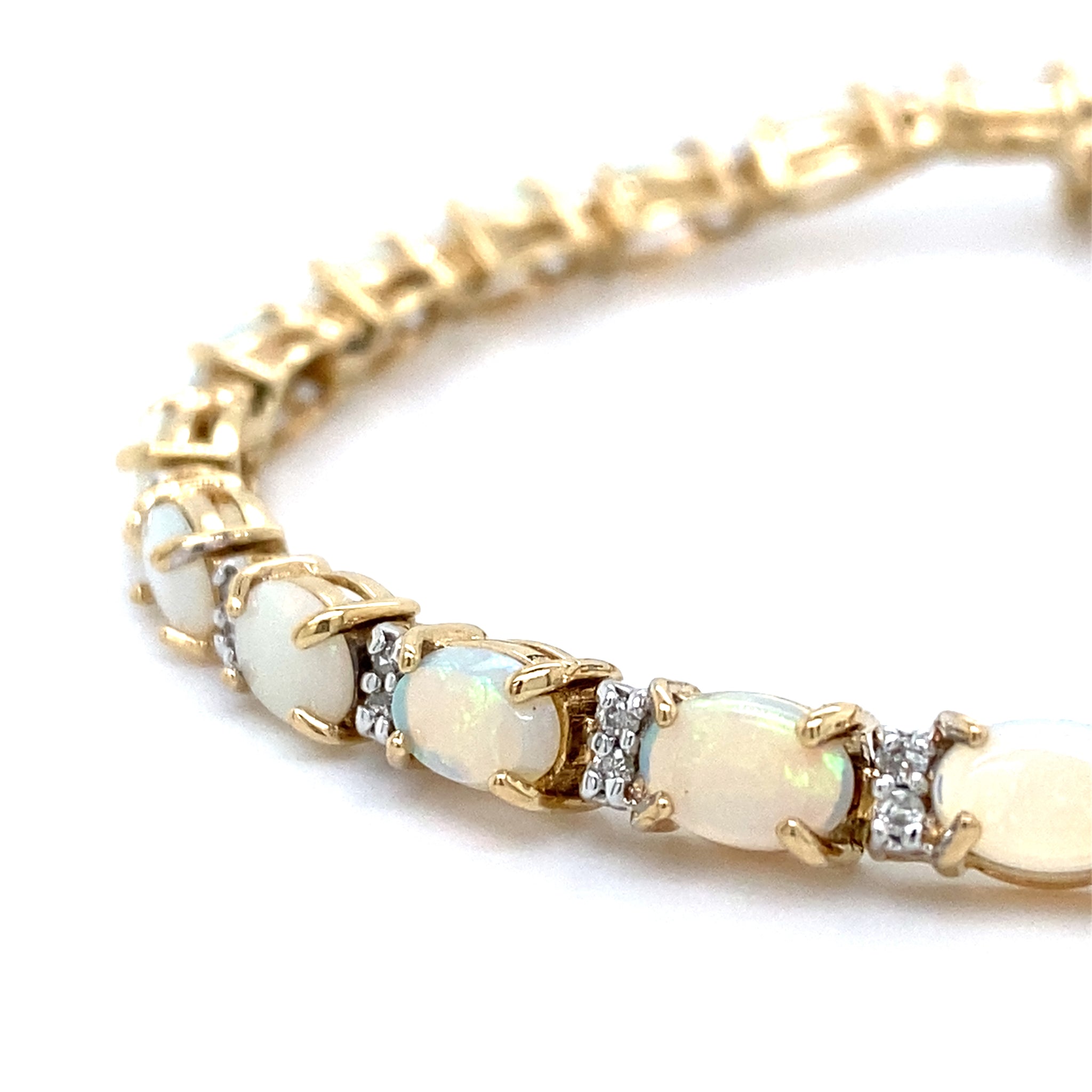 Estate Opal Link Bracelet