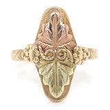 Estate Black Hills Gold Navette Ring