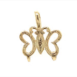 Estate 14K Yellow Gold Butterfly Charm