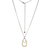 "Circadia" Gold Pendant on Chain Necklace