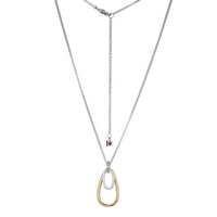"Circadia" Gold Pendant on Chain Necklace
