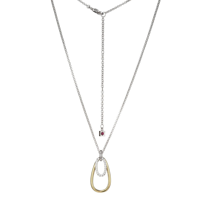 "Circadia" Gold Pendant on Chain Necklace