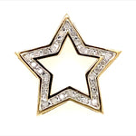 Estate Diamond Star Pendant