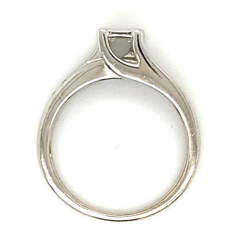 Estate Invisible Set Diamond Ring