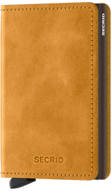 Vintage Ochre Slimwallet by Secrid