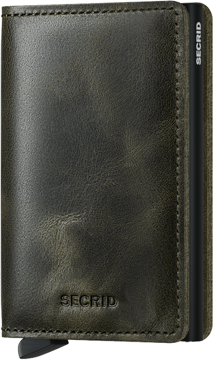 Slimwallet Vintage Olive-Black by Secrid