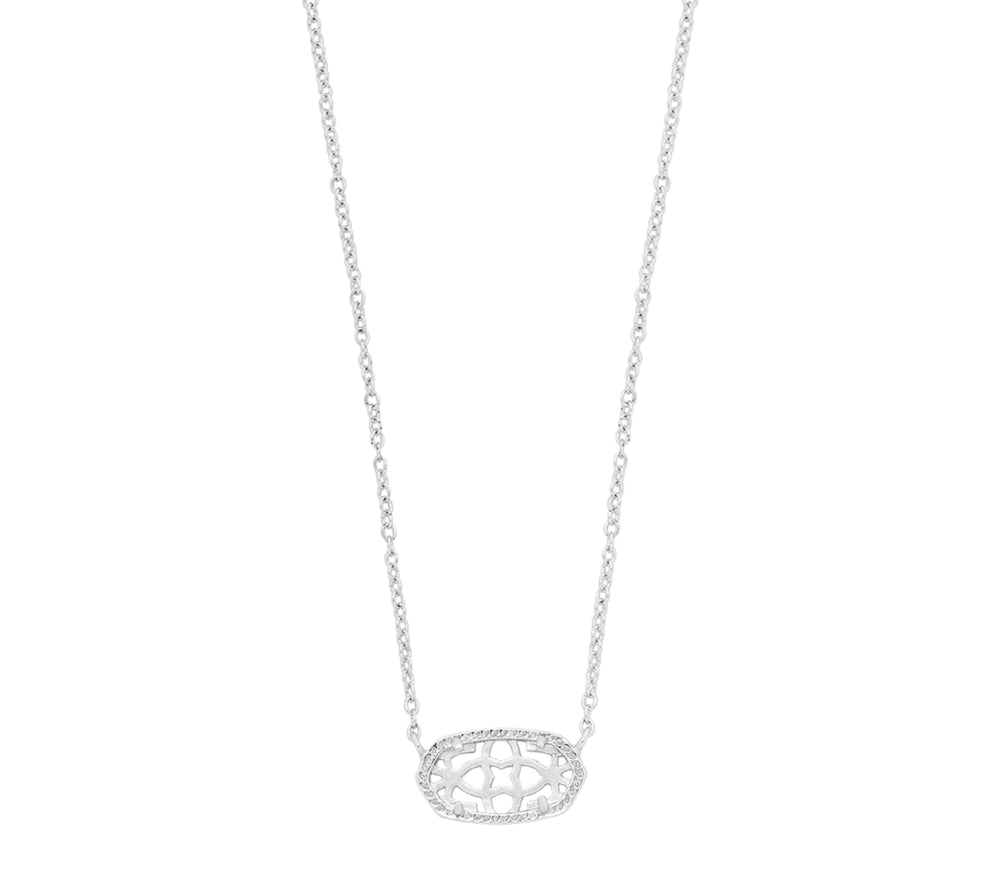 Elisa Silver Plated Filigree Necklace  by Kendra Scott