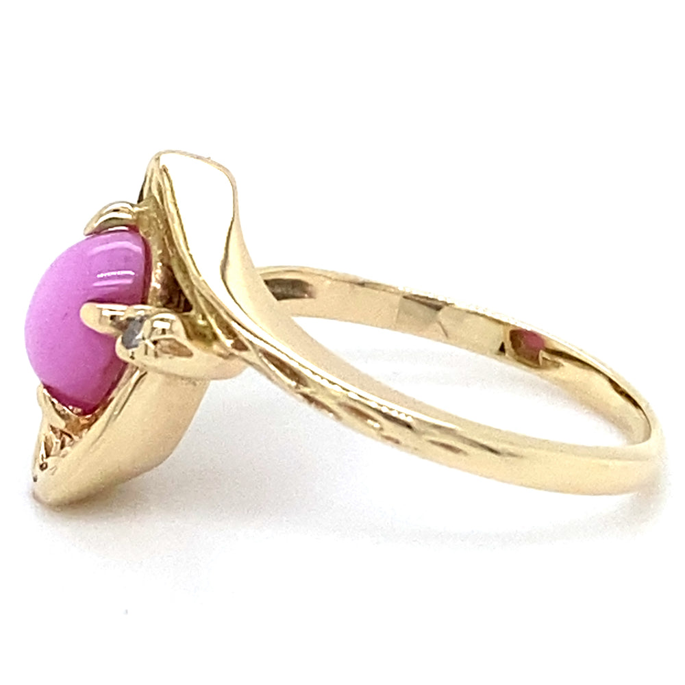 Estate Pink Star Sapphire Ring