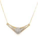 Estate Diamond V-Necklace