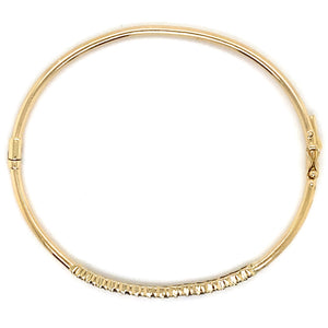 Estate 0.15cttw Diamond Bangle