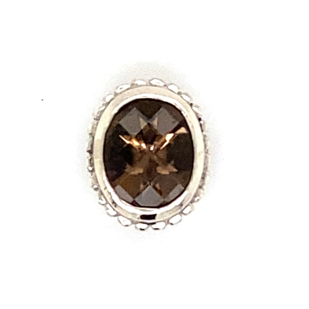 Estate Smoky Quartz Caerleon Bezel