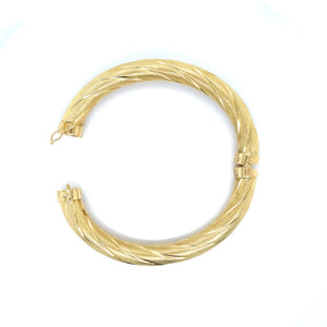 Estate 18K Gold Bangle