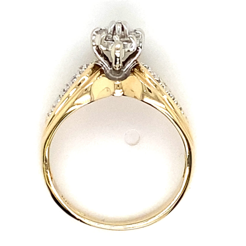 Estate Diamond Cluster Ring