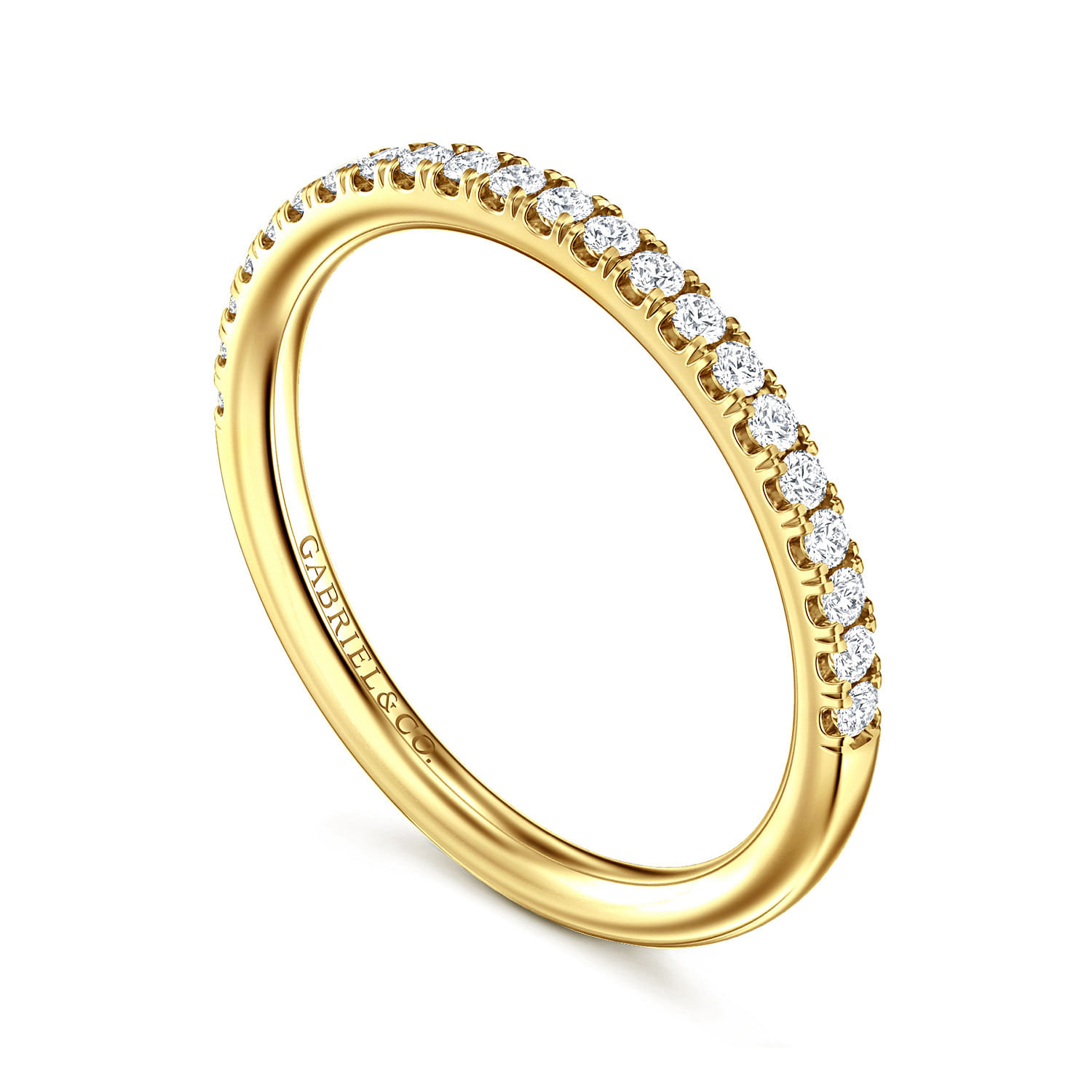 Yellow Gold Diamond Matching Wedding Band