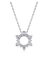 18K White Gold 0.65cttw VS G-H Diamond Aerial Sunburst Enhancer Pendant by Hearts on Fire