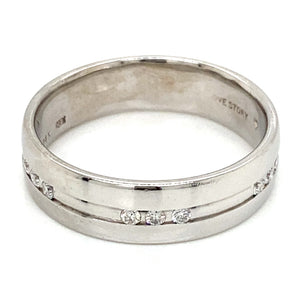 Estate Diamond Wedding Band