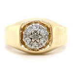 Estate Diamond Signet Ring