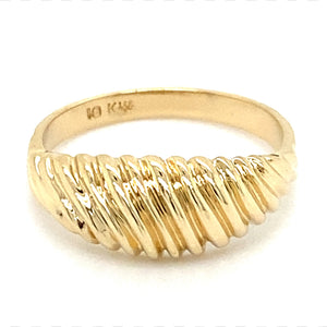 Estate Domed, Textured Ring