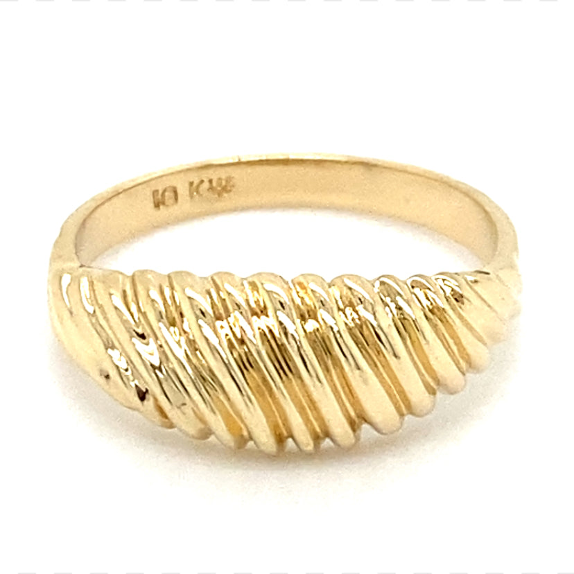 Estate Domed, Textured Ring