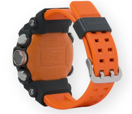 Mudmaster, Mud Resistant, Quad Sensor, Super LWD, Orange Band by G-Shock