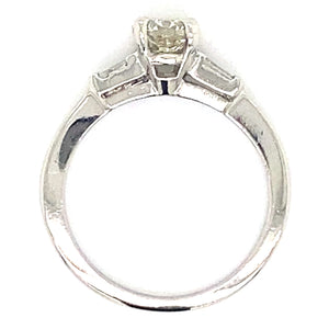 Estate Platinum Engagement Ring