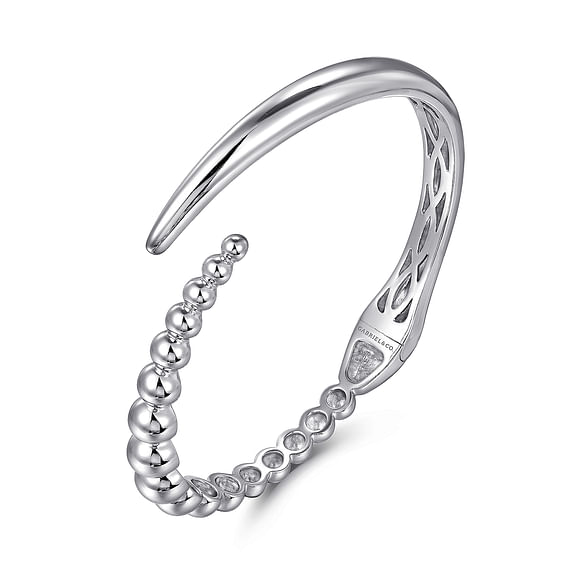 Sterling Silver Bujukan Bypass Bangle