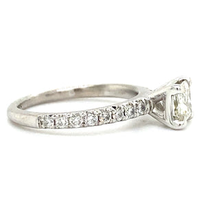 Estate Princess Cut Engagement Ring