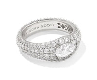 Bella Silver White CZ Band Ring Sz 7 by Kendra Scott