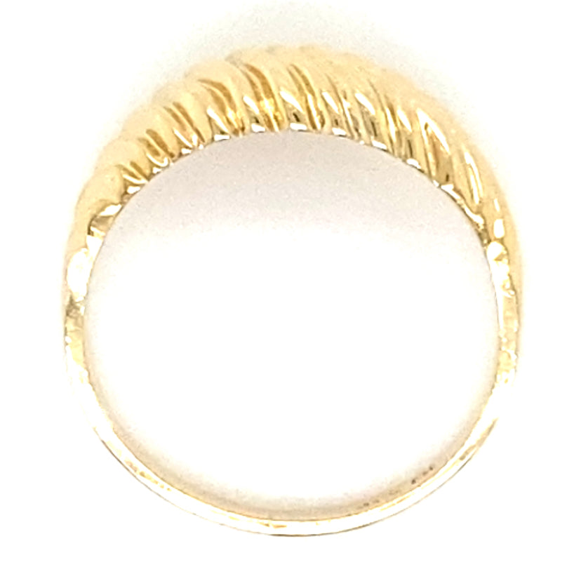 Estate Domed, Textured Ring