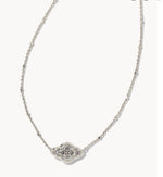 Abbie Silver Plated Filigree Necklace by Kendra Scott