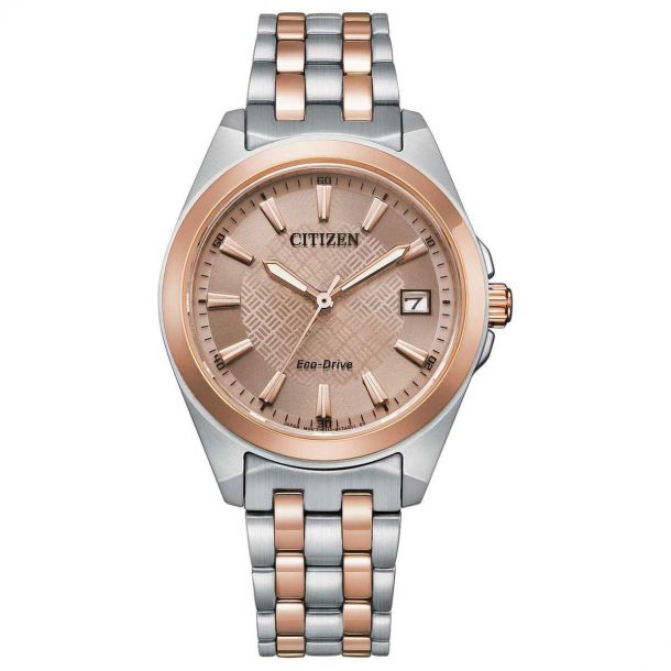 Peyten Ladies Eco-Drive in Two-Tone by Citizen