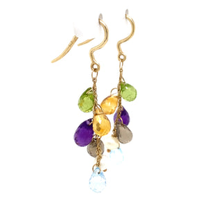 Estate Multi Gemstone Necklace & Earrings