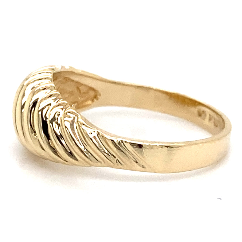 Estate Domed, Textured Ring